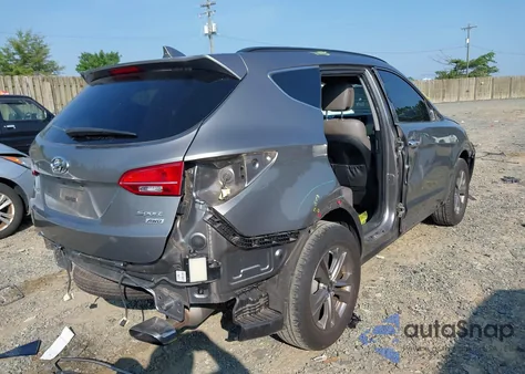 2016 Hyundai Santa Fe Sport 2.4L from USA, damaged, VIN 5XYZUDLB8GG340615